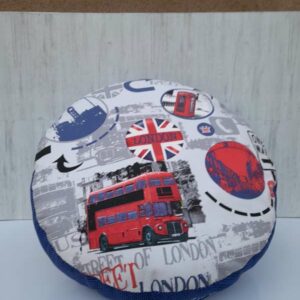 coussin pouf rond london