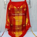 Tablier de cuisine recyclé à carreaux