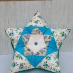 Coussin étoile patchwork