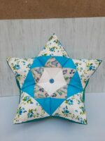 Coussin étoile patchwork