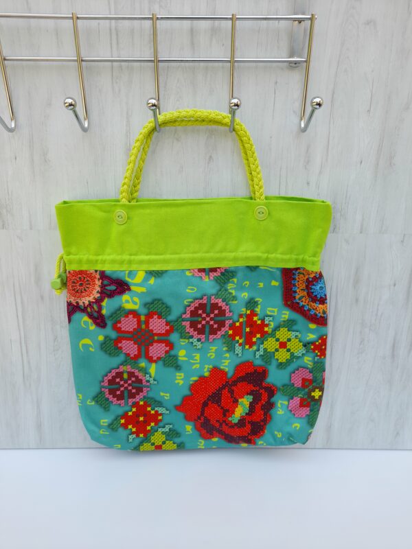 Sac main imprim crochet
