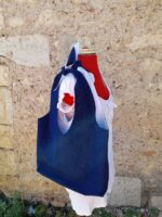 Sac bleu à pois 1