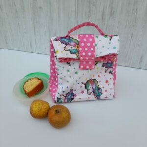 Sac à goûter licorne