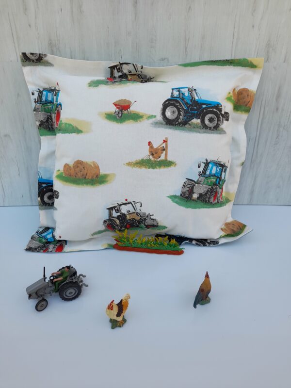 Coussin tracteur chambray