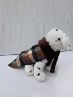 Manteau chien à carreaux
