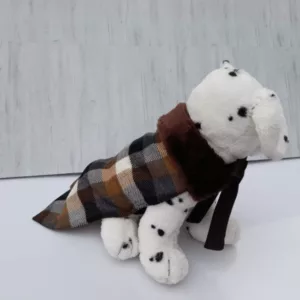 Manteau chien à carreaux