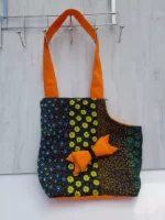 Sac porte chien orange