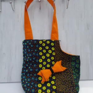 Sac porte chien orange