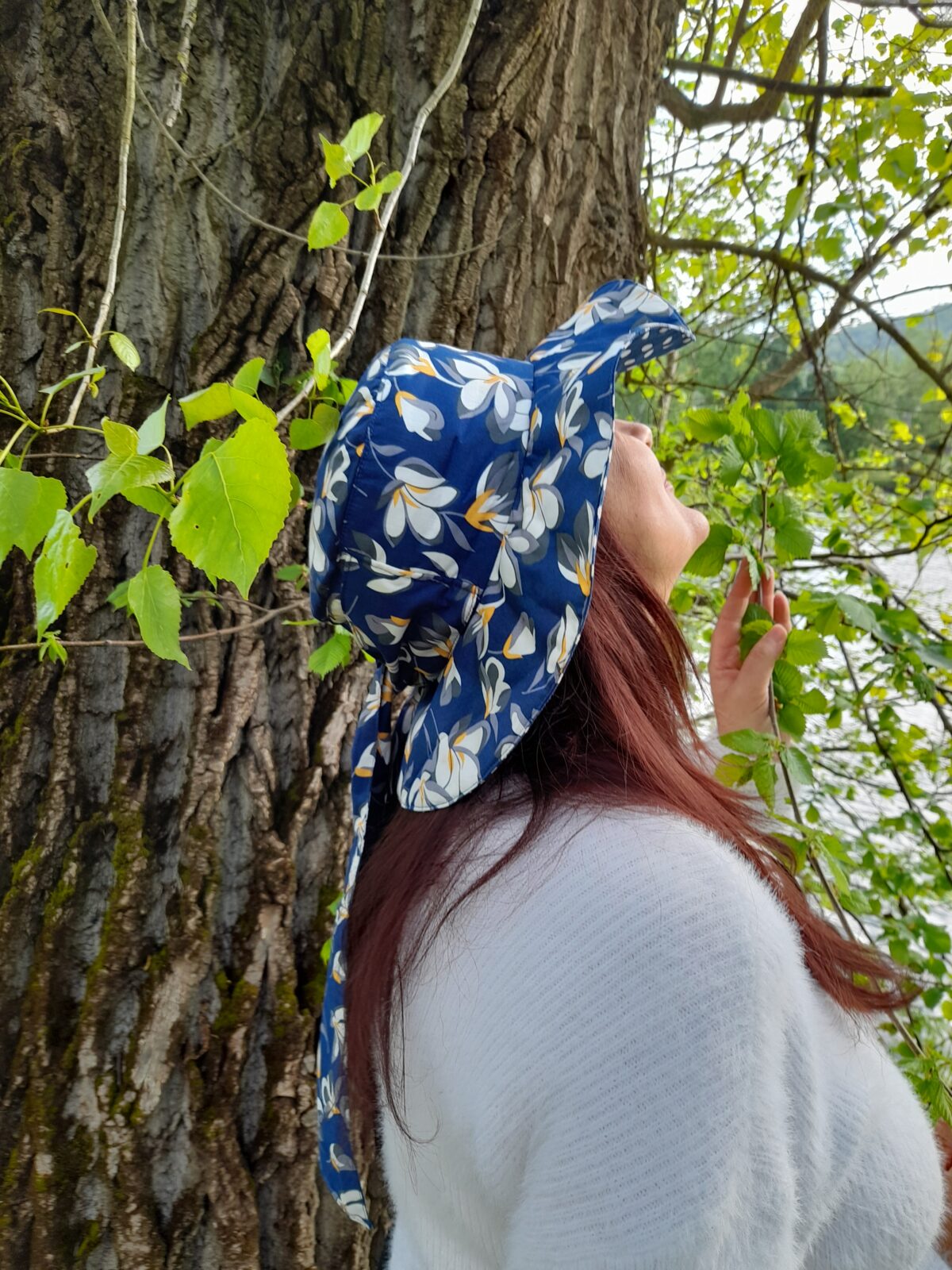 Chapeau iris artisanal