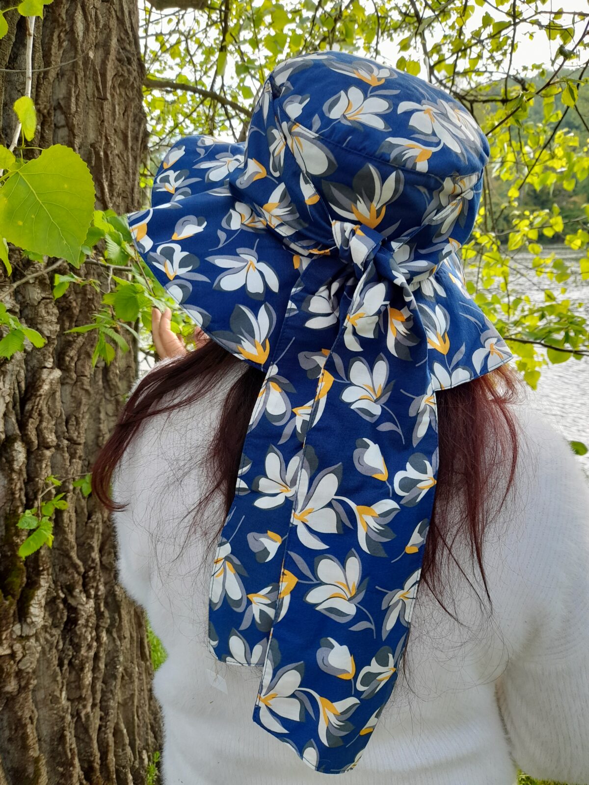 Chapeau iris coton