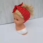 Bandeau cheveux à pois
