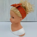 Bandeau noeud orange