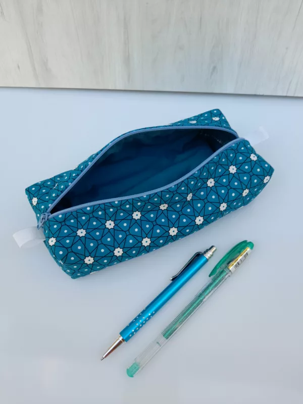 Trousse scolaire coton imprimé