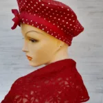 Béret classique rouge