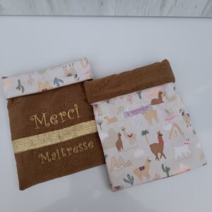 Pochette livre fait main
