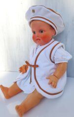 Ensemble gilet et béret bébé