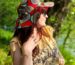 Chapeau d'été noeud rouge