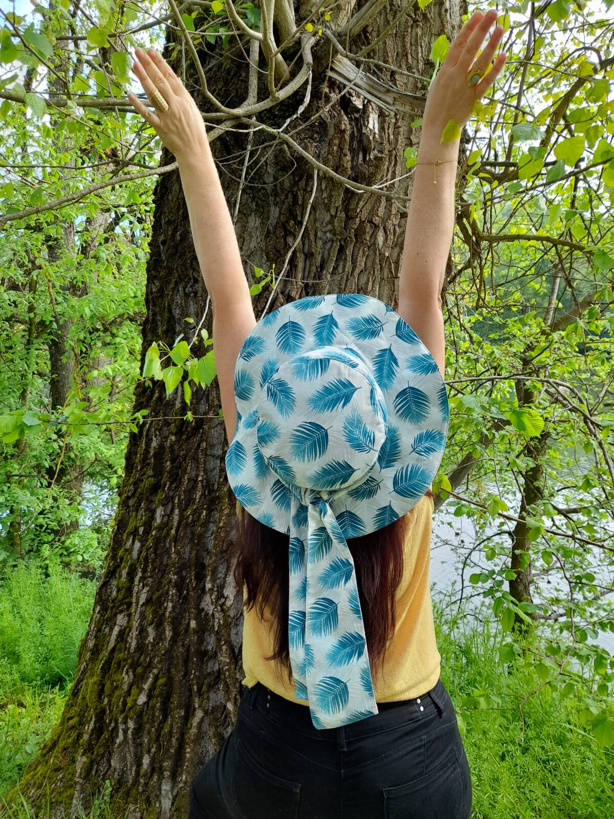 Chapeau femme foulard