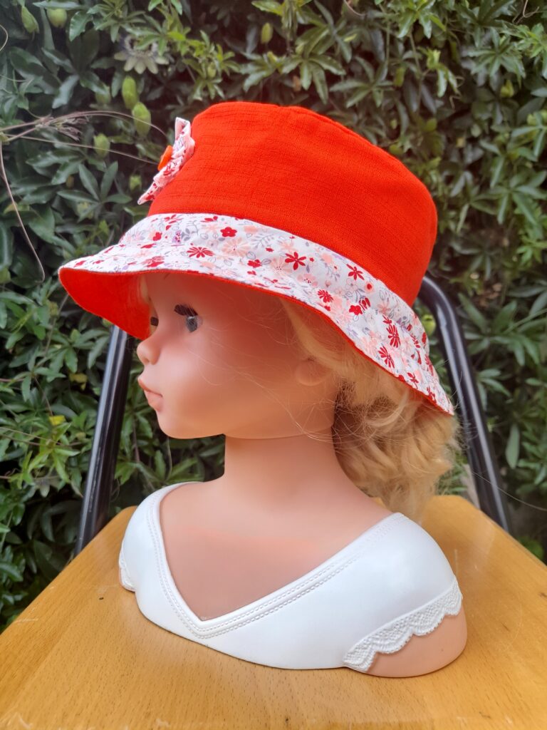Chapeau fille recyclé