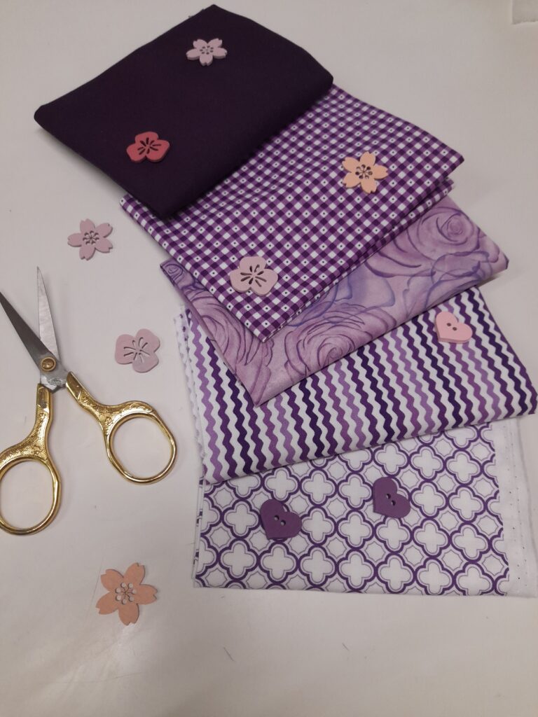Patchwork violet