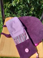Housse portable mauve
