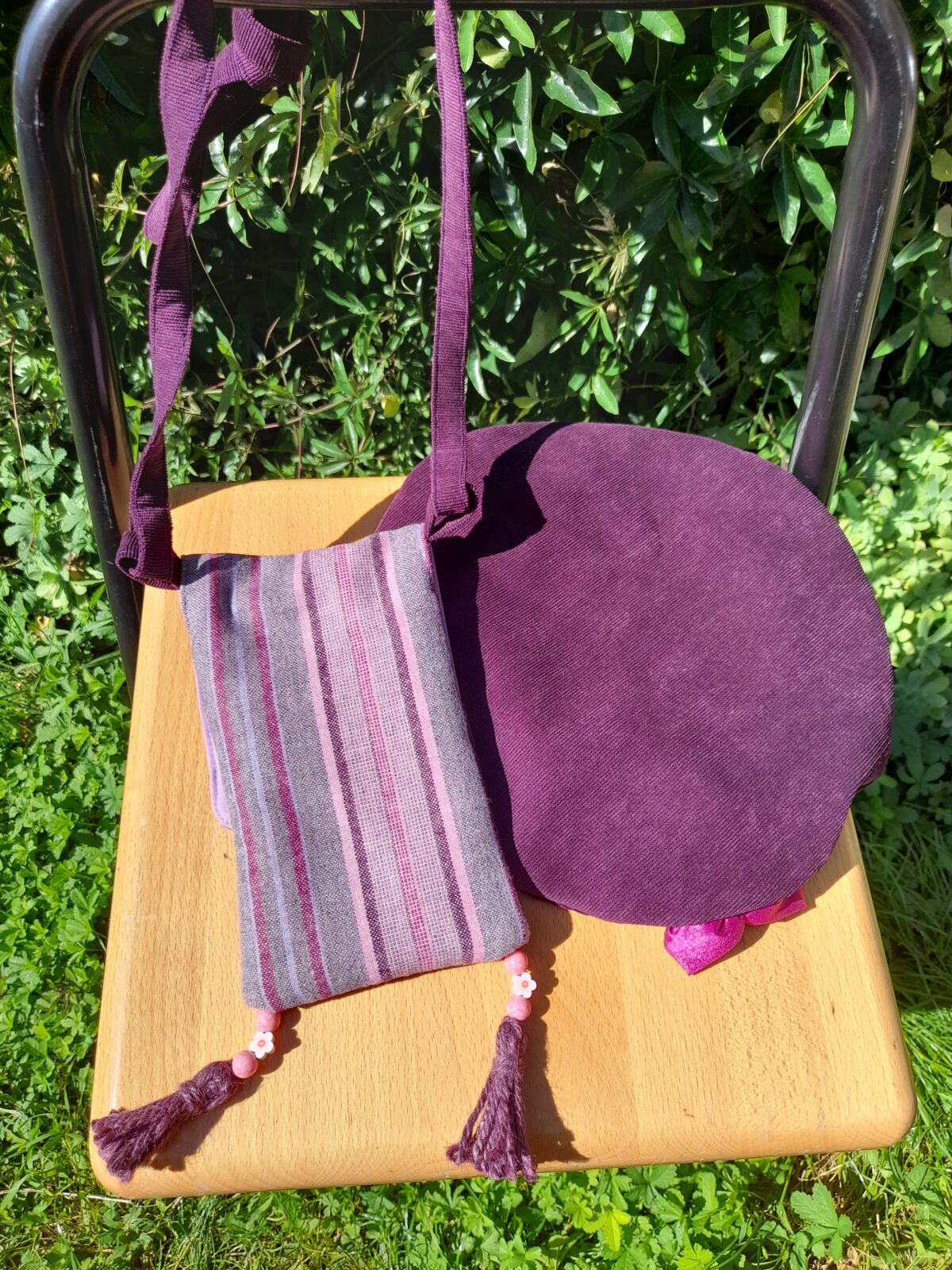 Pochette mauve