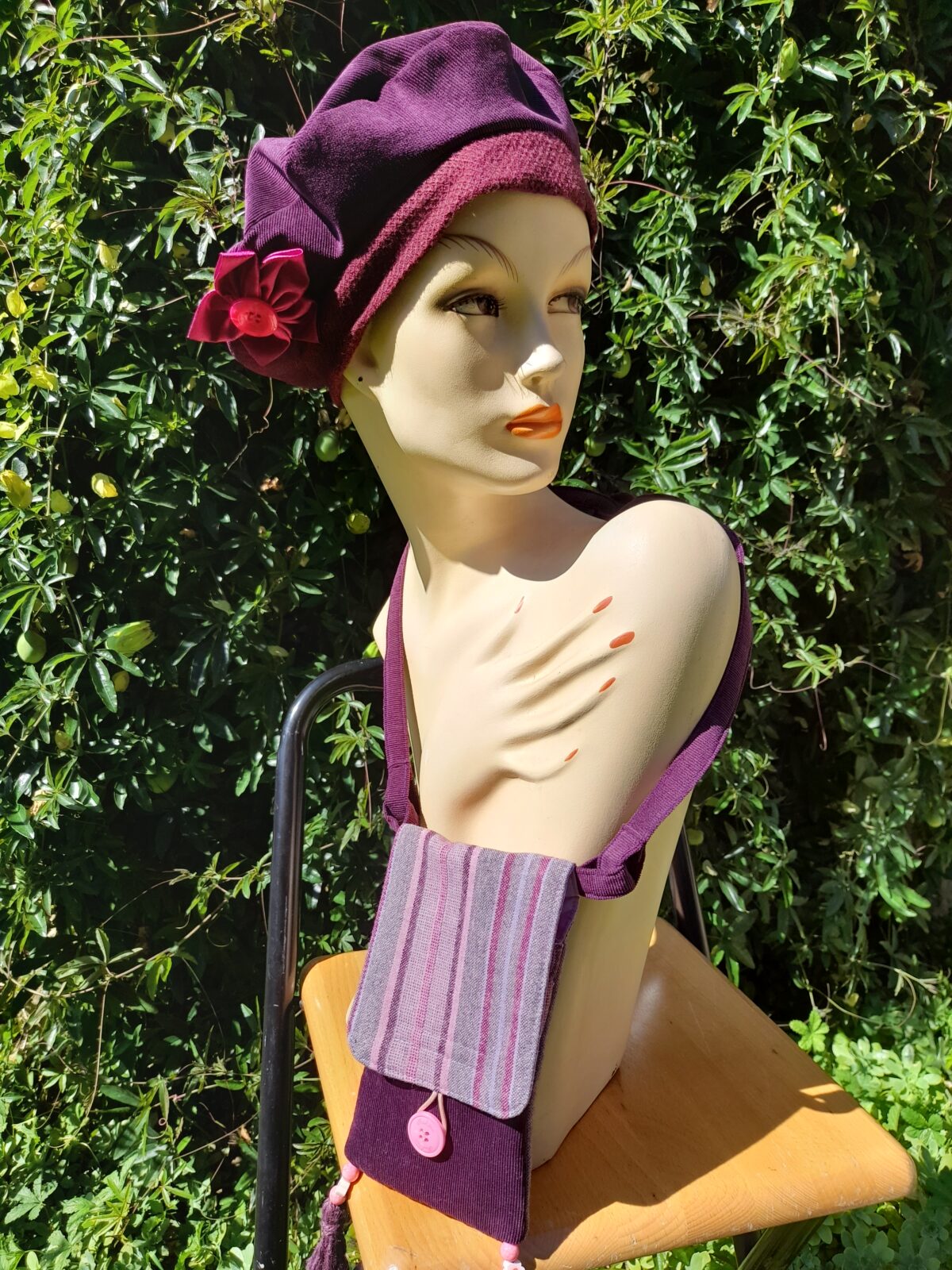 Pochette portable violet