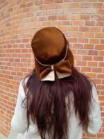 Chapeau noeud velours