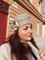 Chapeau béret beige tendance