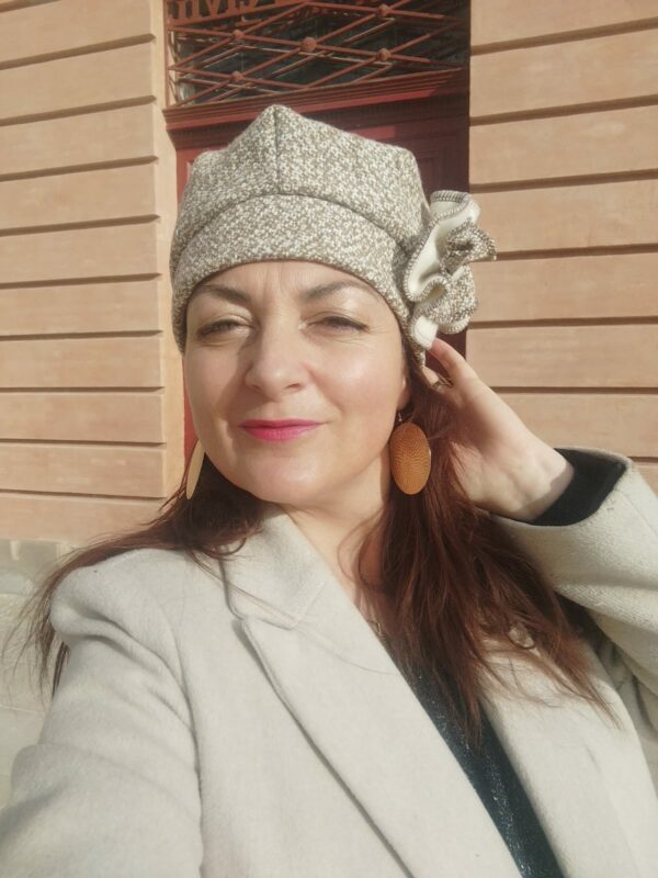 Chapeau béret fait main