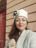 Chapeau béret laine écrue