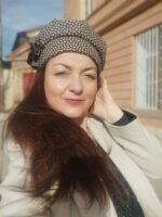 Chapeau béret marron